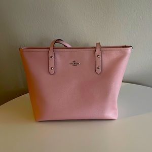 Pink Coach Tote